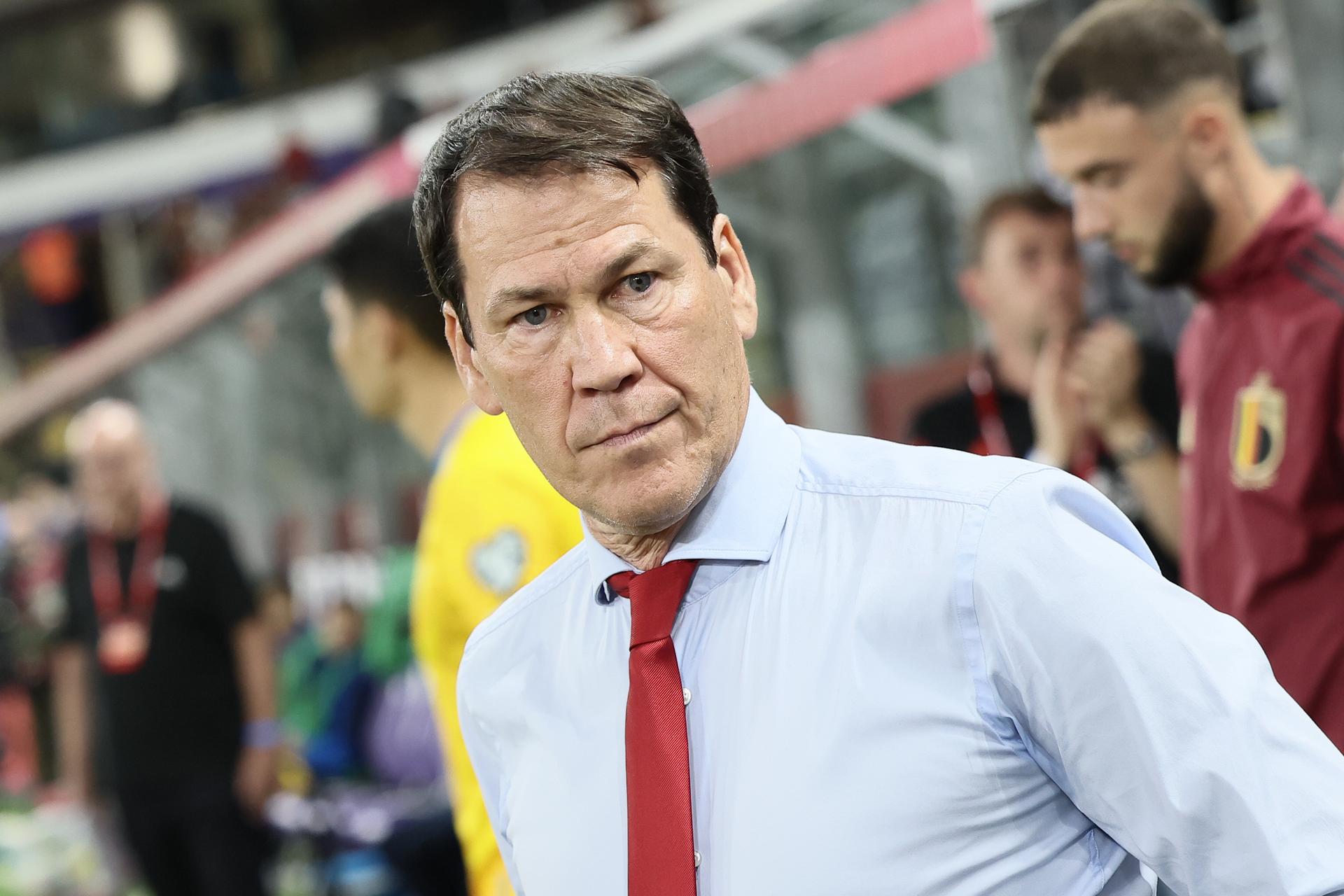 Belgium's head coach Rudi Garcia pictured during a soccer game between Belgian national soccer team Red Devils and Kazakhstan, in Brussels, on Sunday 07 September 2025, the fourth (out of 8) qualification games for the World Cup 2026. BELGA PHOTO BRUNO FAHY