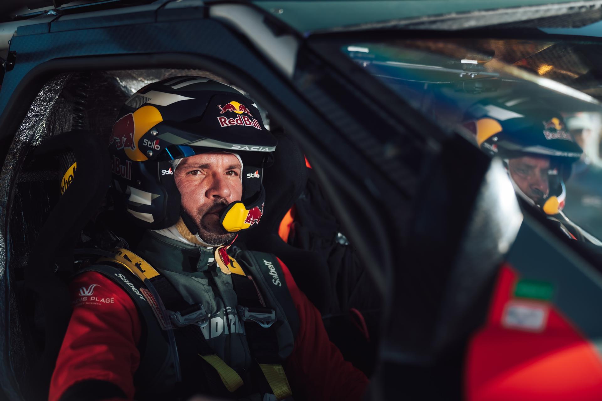 ATTENTION EDITORS - HAND OUT PICTURES - EDITORIAL USE ONLY - MANDATORY CREDIT: 'THE DACIA SANDRIDERS'  Hand out picture released by Eric Dupain shows Fabian Lurquin during the shakedown of the 2026 Dakar rally race in Yanbu, Saoudi Arabia on Thursday 01 January 2026.  *** Belga and Belga Editorial Board decline all responsibility regarding the content of this picture. *** PHOTO HAND OUT - THE DACIA SANDRIDERS