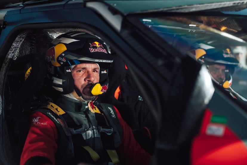 ATTENTION EDITORS - HAND OUT PICTURES - EDITORIAL USE ONLY - MANDATORY CREDIT: 'THE DACIA SANDRIDERS'  Hand out picture released by Eric Dupain shows Fabian Lurquin during the shakedown of the 2026 Dakar rally race in Yanbu, Saoudi Arabia on Thursday 01 January 2026.  *** Belga and Belga Editorial Board decline all responsibility regarding the content of this picture. *** PHOTO HAND OUT - THE DACIA SANDRIDERS