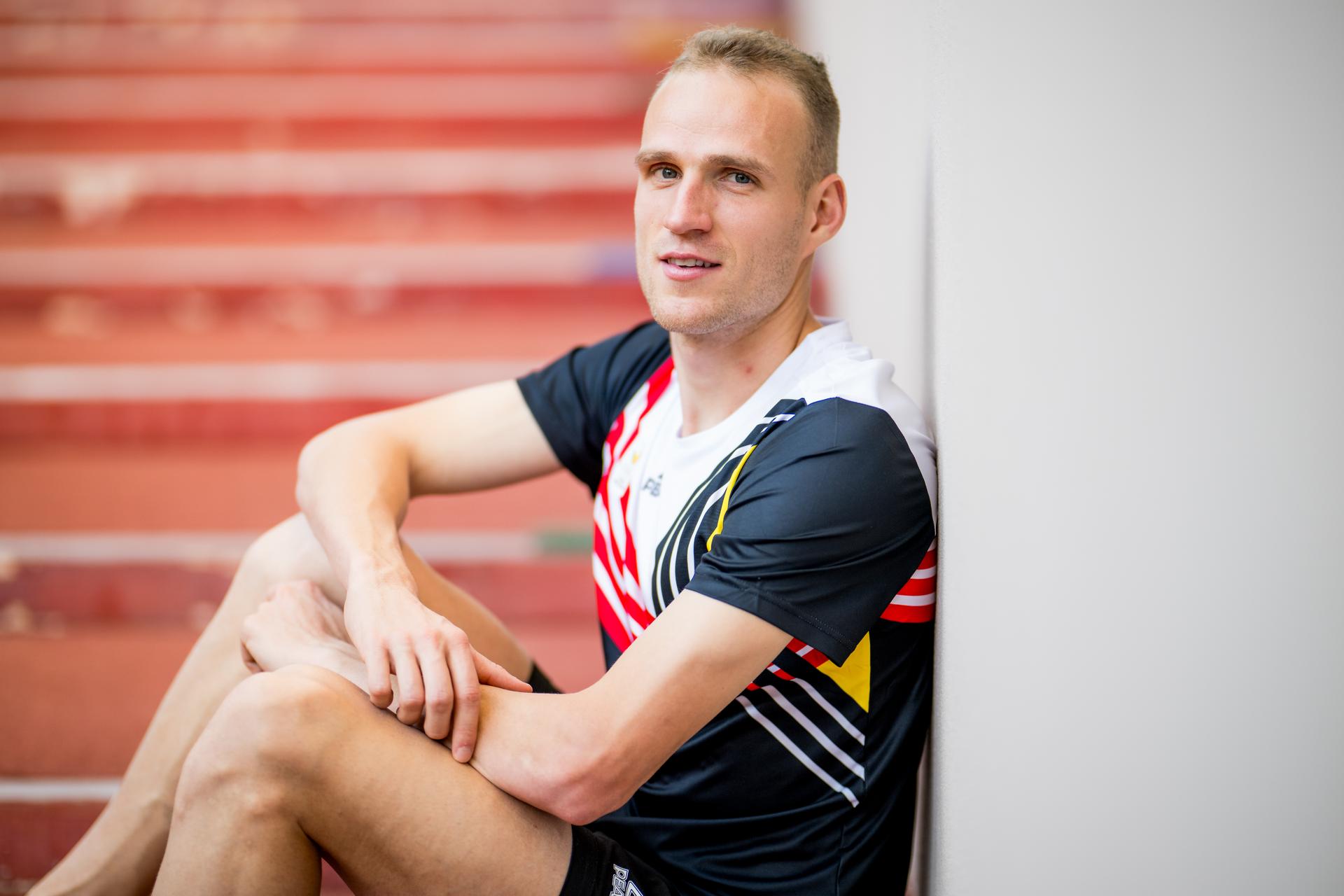 Athlete Eliott Crestan poses for the photographer during the annual stage of Team Belgium organized by the BOIC-COIB Belgian Olympic Committee, in Belek, Turkey, Thursday 20 November 2025. The camp takes place from 19 to 26 November and focuses on the initial preparations for the 2028 Olympic Games in Los Angeles. BELGA PHOTO JASPER JACOBS