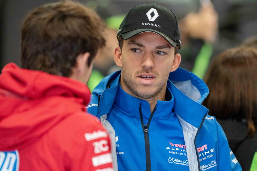 Scuderia Ferrari Monegasque rider Charles Leclerc and Alpine French rider Pierre Gasly are pictured ahead of the Grand Prix F1 of Belgium race, in Spa-Francorchamps, Sunday 27 July 2025. The Spa-Francorchamps Formula One Grand Prix takes place this weekend, from July 24th to July 27th. BELGA PHOTO JONAS ROOSENS