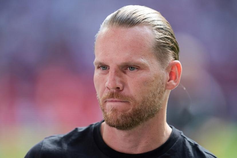 Moenchengladbach's Polish-German head coach Eugen Polanski is pictured prior the German first division Bundesliga football match between RB Leipzig and Borussia Moenchengladbach in Leipzig, eastern Germany, on August 29, 2026.  Ronny HARTMANN / AFP