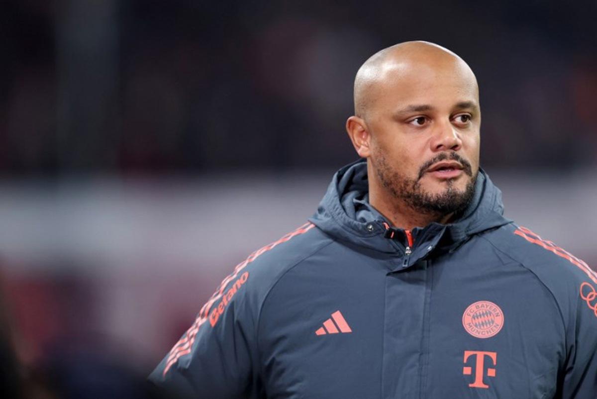 Bayern Munich's Belgian head coach Vincent Kompany is pictured prior to the German first division Bundesliga football match between RB Leipzig and FC Bayern Munich in Leipzig, eastern Germany, on January 17, 2026.  Ronny HARTMANN / AFP