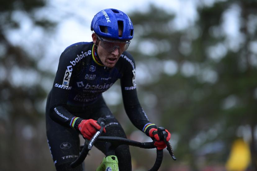 Dutch Lucinda Brand pictured in action during the women's elite race of the 'GP Sven Nys' cyclocross cycling event on Thursday 01 January 2026 in Baal, stage 6/8 in the X2O Badkamers 'Trofee Veldrijden' competition. BELGA PHOTO DAVID PINTENS
