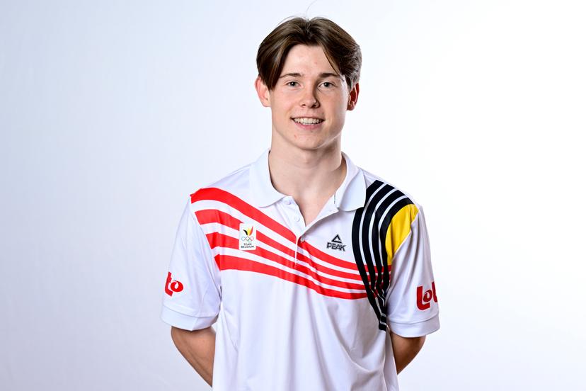 Brent Deklerck pictured during a press conference for the presentation of the Belgian delegation for the World Games in Chengdu, China (07-17/08) on Wednesday 18 June 2025 in Brussels. BELGA PHOTO DIRK WAEM