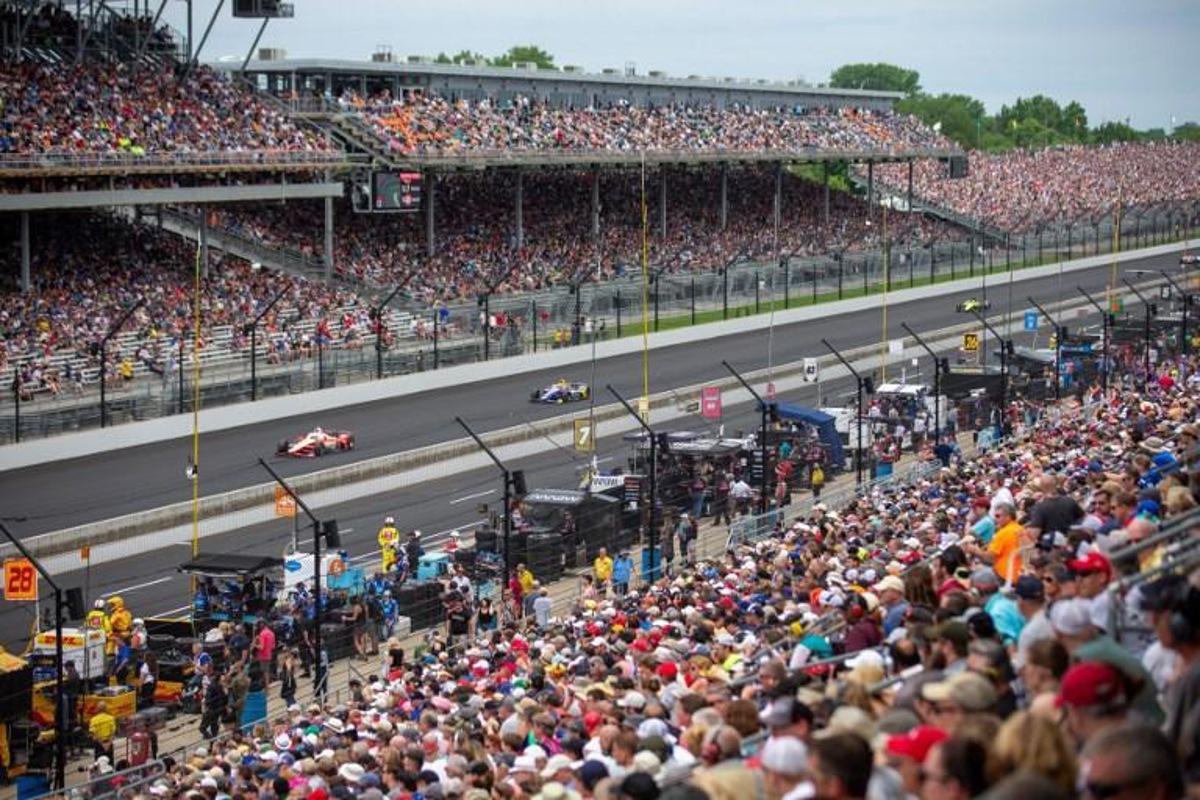 Race fans watch the 103rd race of the Indianapolis 500 at Indianapolis Motor Speedway on May 26, 2019 in Indiana.  Kerem Yucel / AFP