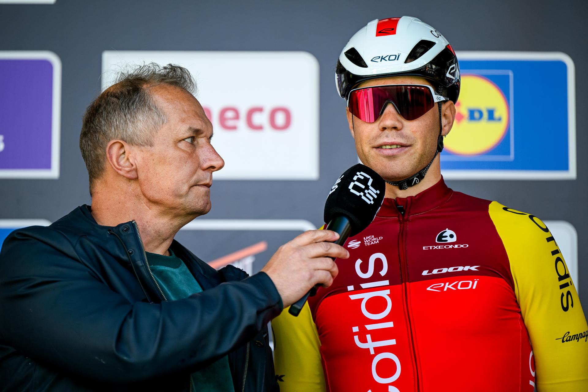 Belgian Milan Fretin of Cofidis pictured at the start of the men's race of the 113th edition of the 'Scheldeprijs' one day cycling event, 202,8 km from Terneuzen, the Netherlands to Schoten, Belgium on Wednesday 09 April 2025. BELGA PHOTO TOM GOYVAERTS