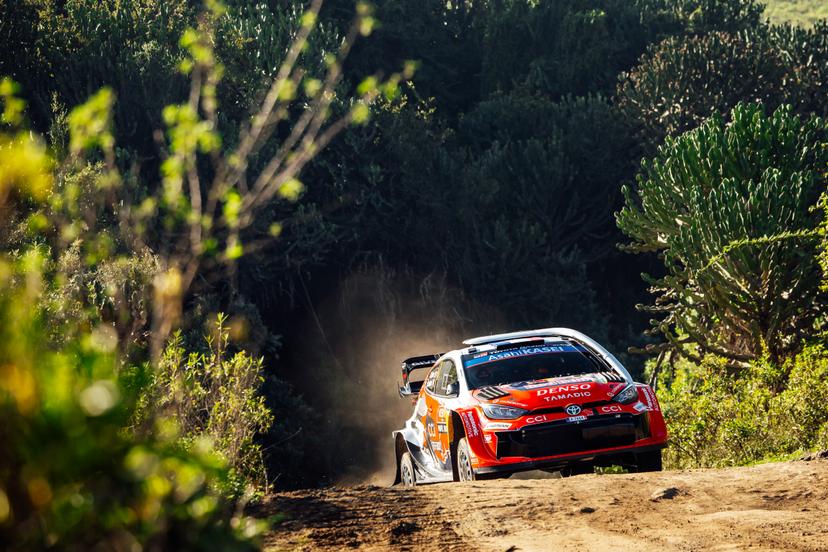 ATTENTION EDITORS - HANDOUT PICTURES - EDITORIAL USE ONLY - MANDATORY CREDIT  TOYOTA GAZOO RACING    This handout by Toyota Gazoo Racing shows Oliver Solberg ¿ Elliott Edmondson during the Shakedown Safari Rally, third stage of WRC 2026 Thursday 12 March 2026 in Naivasha, Kenia.   Belga and Belga editorial board decline all responsability regarding the content of this picture. PHOTO HANDOUT TOYOTA GAZOO RACING