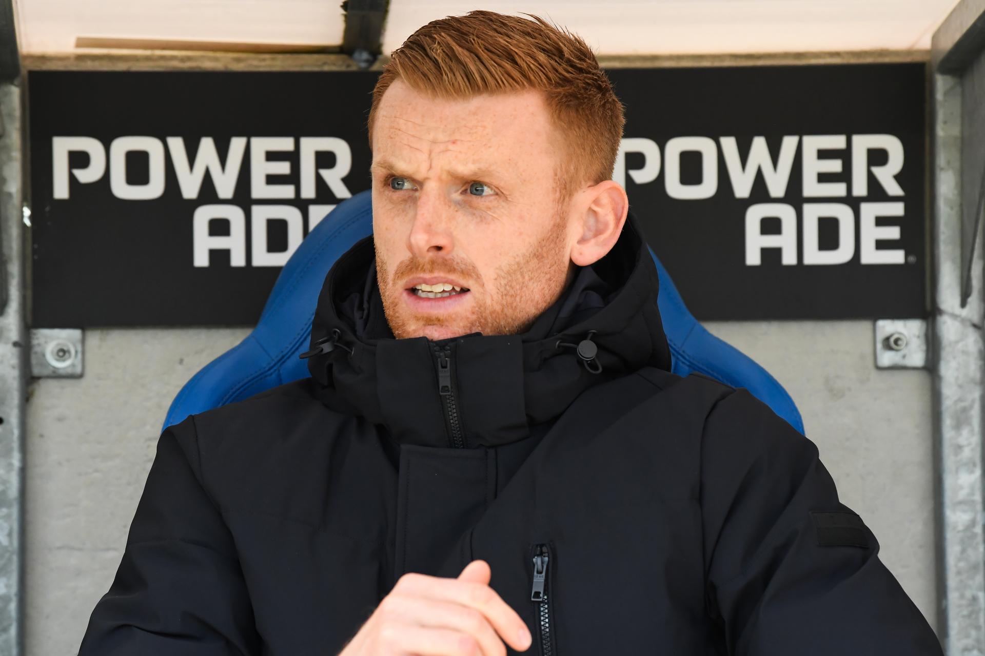 Anderlecht's interim coach Edward Still pictured before a soccer match between KRC Genk and RSC Anderlecht, Sunday 08 February 2026 in Genk, a game of day 24 of the 2025-2026 'Jupiler Pro League' first division of the Belgian championship. BELGA PHOTO JILL DELSAUX
