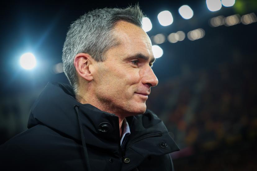 Pro League CEO Lorin Parys pictured before a soccer match between KV Mechelen and Standard de Liege, Friday 28 November 2025 in Mechelen, on day 16 of the 2025-2026 'Jupiler Pro League' first division of the Belgian championship. BELGA PHOTO VIRGINIE LEFOUR