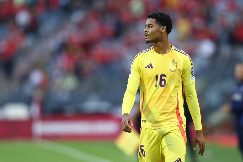 Belgium's Koni De Winter pictured during a soccer game between Belgian national team Red Devils and Wales, Monday 09 June 2025 in Bussels, the second (out of 8) qualification games for the World Cup 2026. BELGA PHOTO BRUNO FAHY