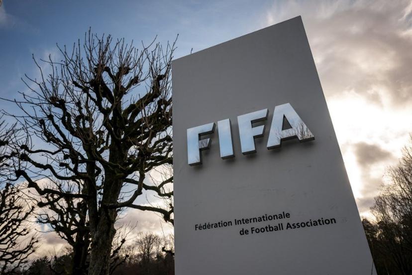 The entrance to the FIFA's home of Football is seen in Zurich on November 20, 2025, ahead of the 2026 FIFA World Cup Play-Off Tournament draw and the 2026 FIFA World Cup European Play-Off draw.  Fabrice COFFRINI / AFP