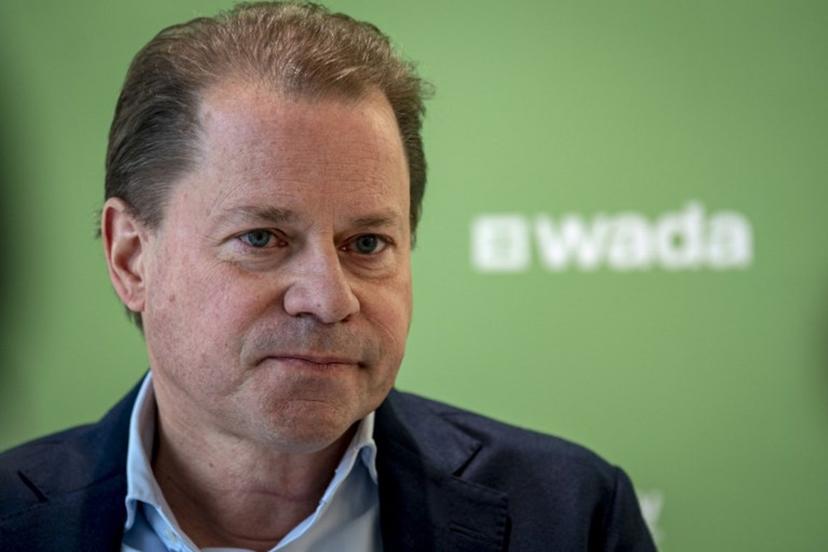Olivier Niggli, Director General of the World Antid-Doping Agency (WADA), during an interview at the WADA offices in Montreal, Canada, on December 12, 2024.   ANDREJ IVANOV / AFP