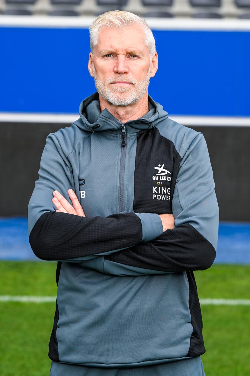 OHL's assistant coach Tibor Balog poses for a portrait picture at the 2025-2026 season photoshoot of Belgian soccer team Oud-Heverlee Leuven, Wednesday 23 July 2025 in Leuven. BELGA PHOTO TOM GOYVAERTS
