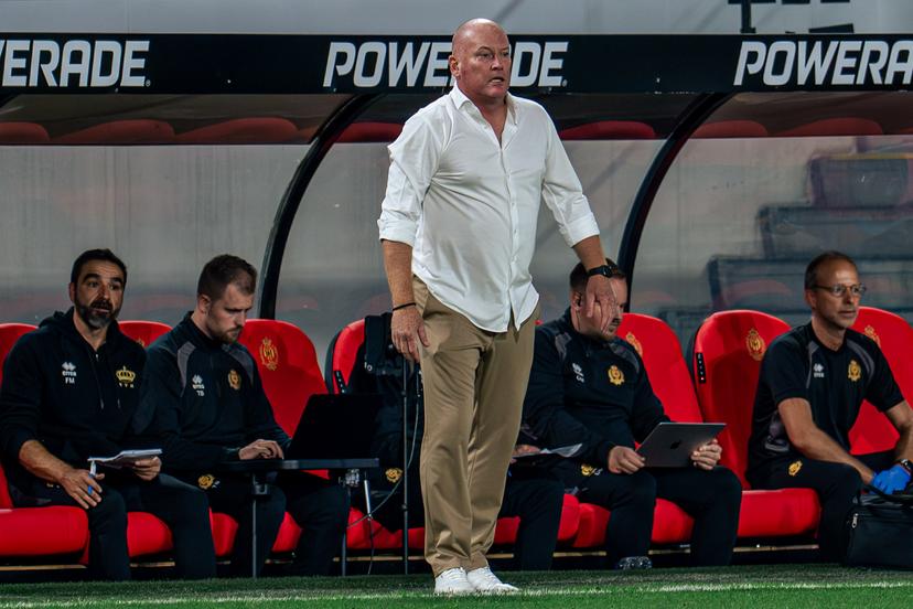 Mechelen's head coach Frederic Fred Vanderbiest and +pictured during a soccer match between KV Mechelen and RSC Anderlecht, Friday 11 September 2026 in Mechelen, on day 5 of the 2026-2027 'Jupiler Pro League' first division of the Belgian championship. BELGA PHOTO EMILE WINDAL
