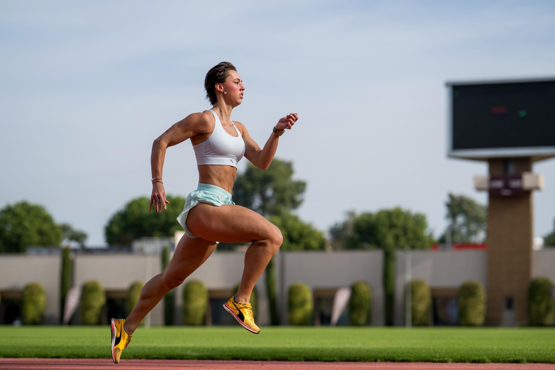 Athlete Rani Rosius pictured during the annual winter camp of Team Belgium organized by the BOIC-COIB Belgian Olympic Committee, in Belek, Turkey, Sunday 23 November 2025. The camp takes place from 19 to 26 November and focuses on the initial preparations for the 2028 Olympic Games in Los Angeles. BELGA PHOTO JASPER JACOBS