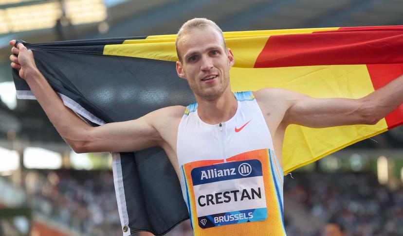 Belgian Eliott Crestan pictured during the 49th edition of the Memorial Van Damme Diamond League athletics event in Brussels, Friday 22 August 2025. BELGA PHOTO VIRGINIE LEFOUR