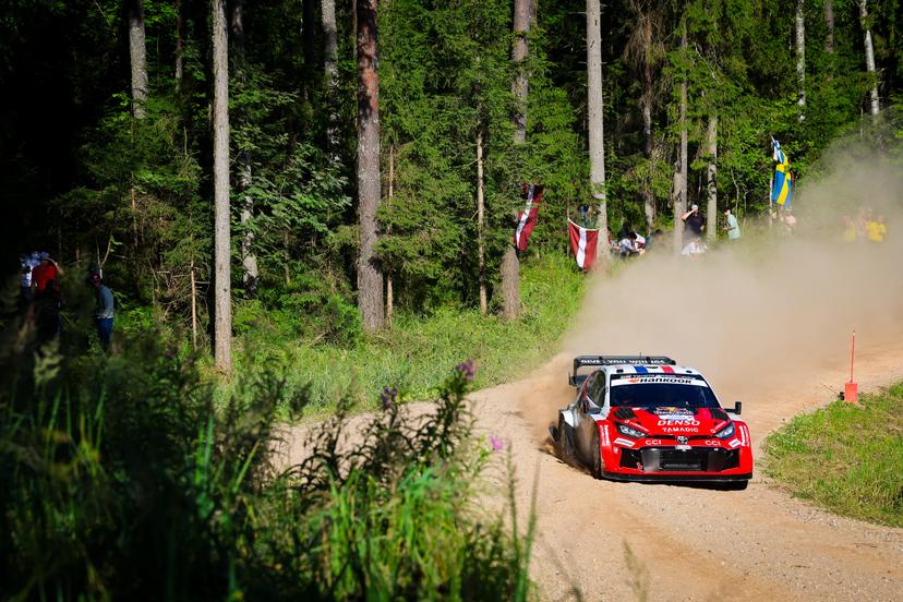 ATTENTION EDITORS - HAND OUT PICTURES - EDITORIAL USE ONLY - MANDATORY CREDIT 'Toyota Gazoo Racing'  This handout picture, distributed by Eric Dupain, shows Sebastien Ogier during the WRC Estonia Rally 2026. PHOTO HANDOUT TOYOTA GAZOO RACING  *** Belga and Belga Editorial Board decline all responsibility regarding the content of this picture. ***