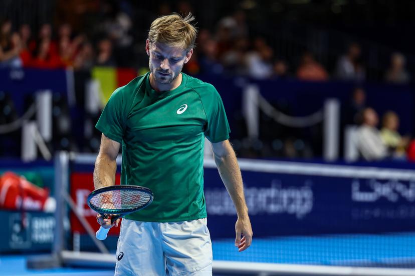 Belgian David Goffin pictured during the European Open ATP tennis tournament in Brussels, on Tuesday 14 October 2025. This year's edition of the tournament is taking place from 12 to 19 October 2025. BELGA PHOTO JASPER JACOBS