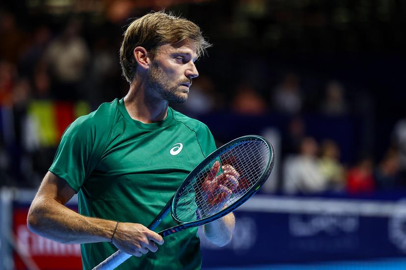 Belgian David Goffin pictured during the European Open ATP tennis tournament in Brussels, on Tuesday 14 October 2025. This year's edition of the tournament is taking place from 12 to 19 October 2025. BELGA PHOTO JASPER JACOBS