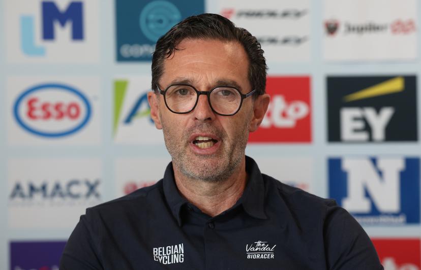 Coach of the Belgian national women's cycling team Ludwig Willems pictured during a presentation of the Belgian selection for the World Road Championships Cycling 2025, in Tubize, Tuesday 02 September 2025. The Worlds are taking place from 21 to 28 September, in Kigali, Rwanda. It is the first that the African continent will host the worlds championships. BELGA PHOTO VIRGINIE LEFOUR