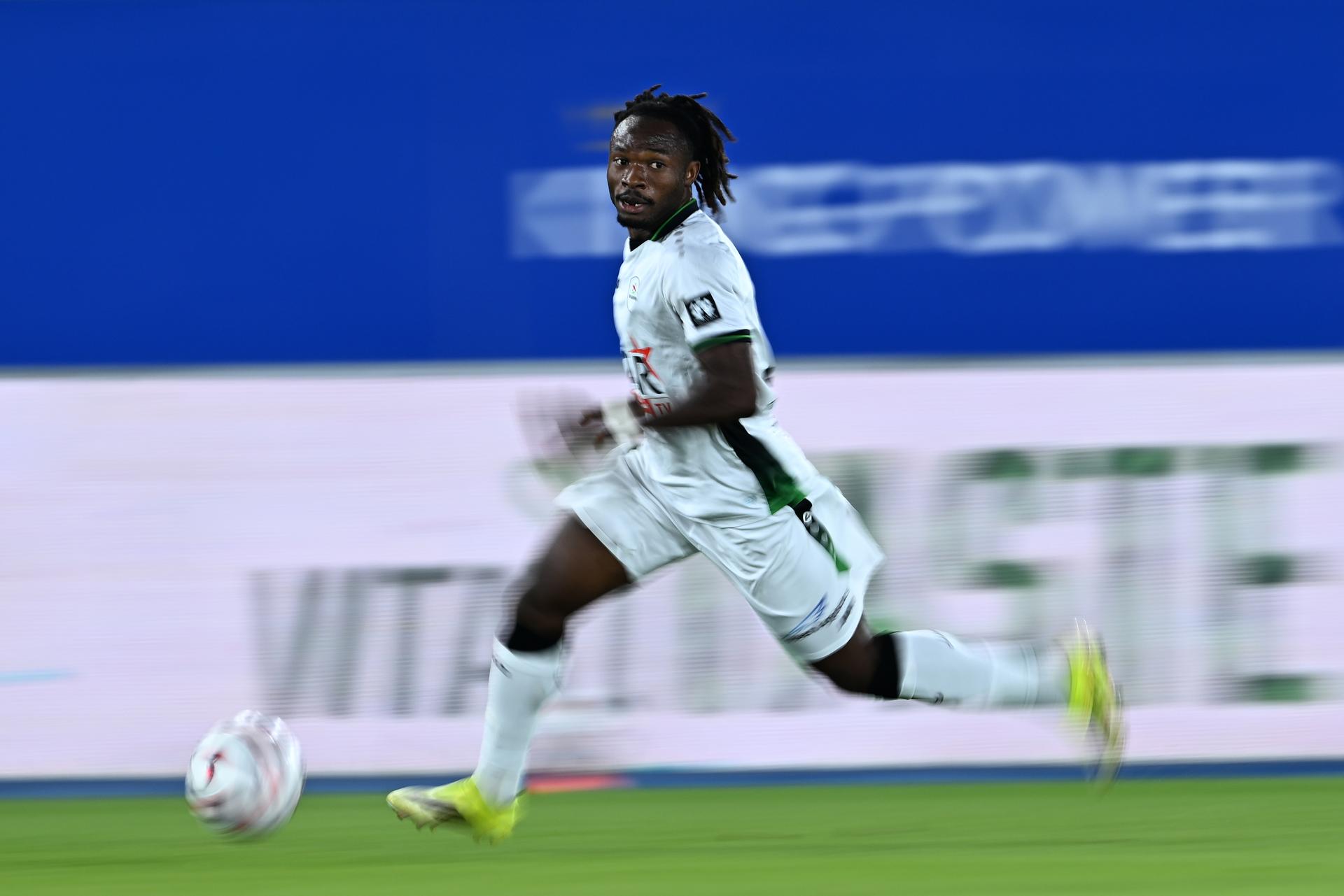 OHL's Abdoul Karim Traore pictured in action during a soccer match between Oud-Heverlee Leuven and Cercle Brugge, Saturday 12 September 2026 in Leuven, on day 6 of the 2026-2027 'Jupiler Pro League' first division of the Belgian championship. BELGA PHOTO JASPER JACOBS