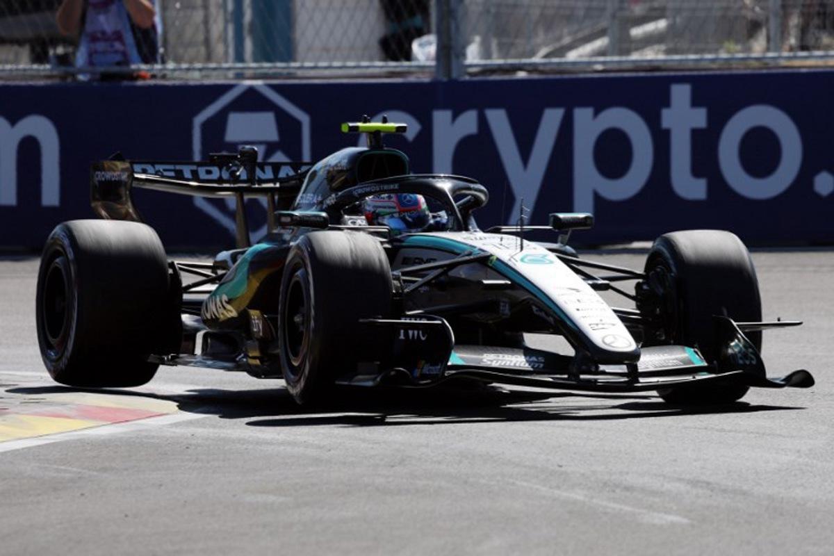 Mercedes' Italian driver Kimi Antonelli competes in the Spanish Formula One Grand Prix at the Madring circuit on September 13, 2026 in Madrid.  Pierre-Philippe MARCOU / AFP
