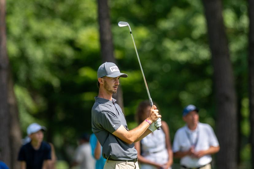 Belgian Anthony De Schutter pictured in action during the final round (4/4) of the 2026 Soudal Open DP World Tour golf tournament in Schilde, Sunday 24 May 2026. The Soudal Open takes place from 21 to 24 May at the Rinkven Golf Club in Schilde. BELGA PHOTO JONAS ROOSENS