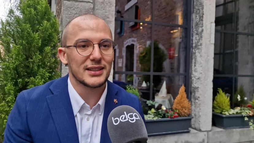 Video showing 00:00:00:00 - 00:02:21:21. Interview in French with Paralympic athlete Maxime Carabin, after winning the Wallon de l'annee 2024 (Walloon of the year 2024) prize in Namur, Tuesday 25 February 2025. BELGA VIDEO MAXIME ASSELBERGHS
