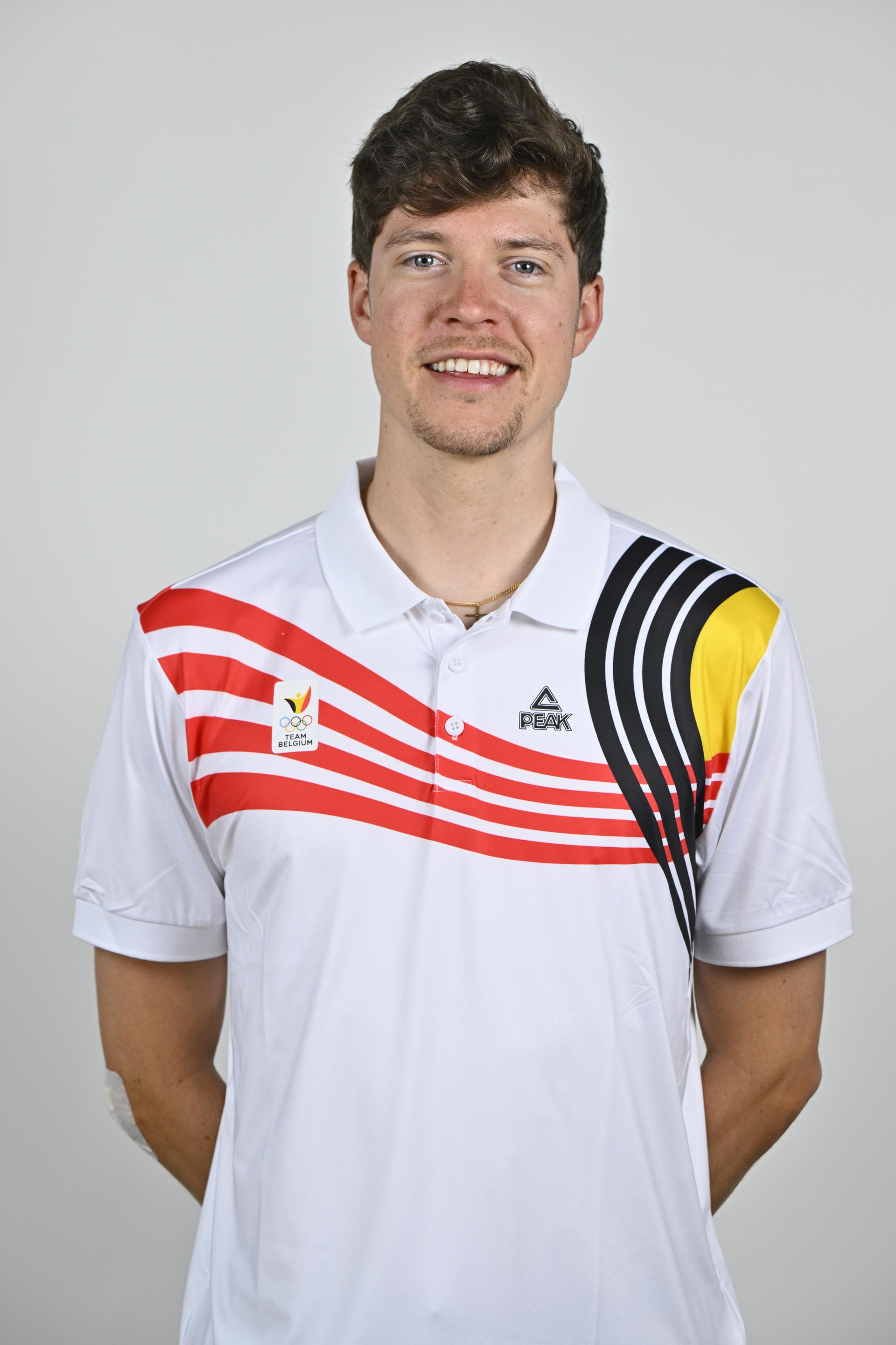 Athlete Indra Medard poses for the photographer during the annual training camp of Team Belgium (19-25/05), in Rio Maior, Portugal, Friday 23 May 2025. BELGA PHOTO ERIC LALMAND
