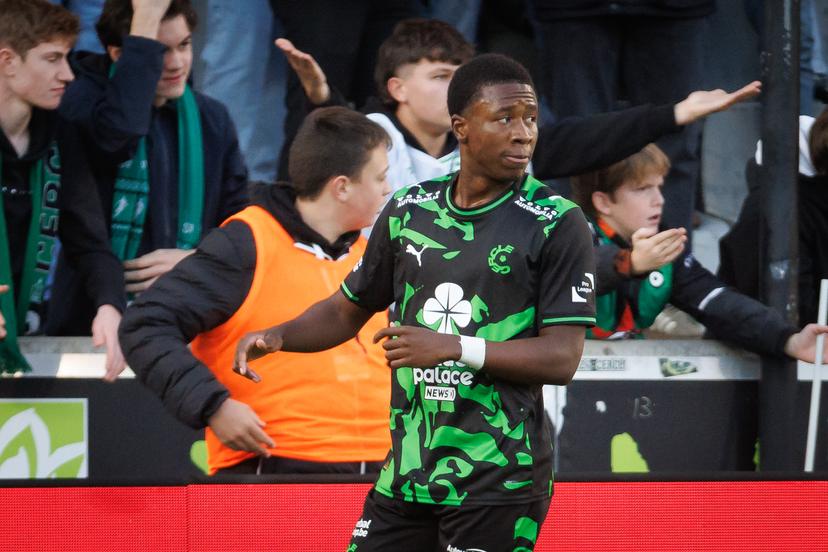 Cercle's Alan Minda looks dejected after a goal was disallowed during a soccer match between Cercle Brugge and Oud-Heverlee Leuven, Saturday 08 November 2025 in Brugge, on day 14 of the 2025-2026 'Jupiler Pro League' first division of the Belgian championship. BELGA PHOTO KURT DESPLENTER