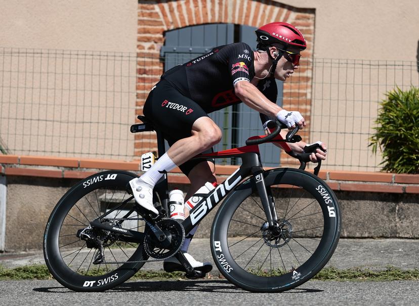 Italian Alberto Dainese of Tudor Pro Cycling Team pictured in action stage 11 of the 2025 Tour de France cycling, from and to Toulouse (154km), on Wednesday 16 July 2025 in France. The 112th edition of the Tour de France starts on Saturday 5 July in Lille, France, and will finish in Paris, France on the 27th of July. BELGA PHOTO POOL LUCA BETTINI