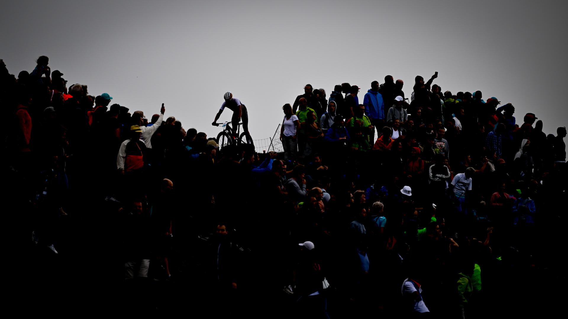 Illustration picture shows the men cross country race of the Mountainbike (VTT) event on the ninth day of the Athletics European Championships, at Munich 2022, Germany, on Friday 19 August 2022. The second edition of the European Championships takes place from 11 to 22 August and features nine sports. BELGA PHOTO ERIC LALMAND