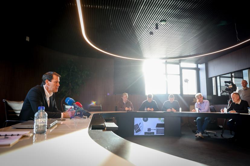 Belgium's head coach Rudi Garcia pictured during a press moment with an analysis of the World Cup qualification campaign and a discussion on the upcoming tournament, on Thursday 18 December 2025 in Tubize. Belgian national soccer team the Red Devils will play in group G. BELGA PHOTO VIRGINIE LEFOUR