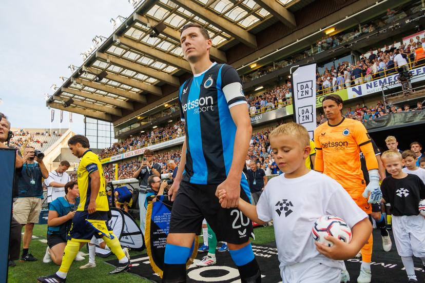 Club's Hans Vanaken pictured ahead of a soccer match between Belgian champion Club Brugge KV and Cup winner Union Saint-Gilloise, Friday 31 July 2026 in Brussels, the 'Super Cup' where the Champion of the Jupiler Pro League meets the winner of the Croky Cup. BELGA PHOTO KURT DESPLENTER