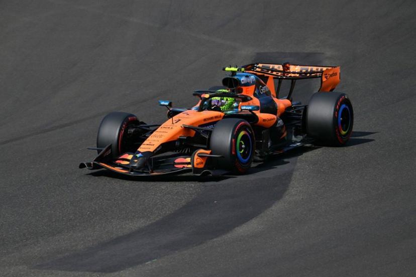 McLaren's British driver Lando Norris competes during the qualifying session at the Hungaroring racetrack in Mogyorod near Budapest, Hungary, on July 25, 2026 ahead of the Formula One Hungarian Grand Prix.  Andrej ISAKOVIC / AFP