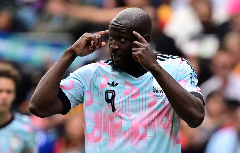 Belgium's Romelu Lukaku pictured during a soccer game between Belgian national team Red Devils and Senegal, on Wednesday 01 July 2026, at the Seattle Field, in Seattle, a 1/16 finals game in the FIFA World Cup 2026. BELGA PHOTO DIRK WAEM