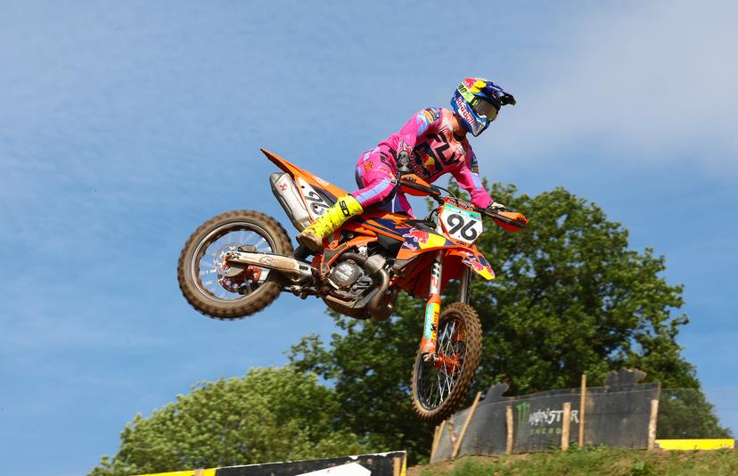 ATTENTION EDITORS - HANDOUT PICTURES - EDITORIAL USE ONLY WITH MANDATORY CREDIT FREDERIC MOISSE -   Handout pictures released on Sunday 25 May 2025, by FREDERIC MOISSE shows Lucas Coenen in action during the French Motocross Grand Prix in MXGP, the ninth of the 20 world championship events, in Ernée.  *** Belga and Belga Editorial Board decline all responsibility regarding the content of this picture. *** PHOTO HAND OUT - FREDERIC MOISSE