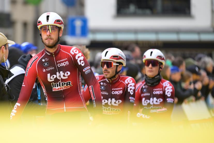 Belgian Vito Braet of Lotto Intermarche pictured at the start of the men's race of the 'Ronde van Vlaanderen/ Tour des Flandres/ Tour of Flanders' UCI WorldTour one day cycling race, 278 km from Antwerp to Oudenaarde, Sunday 05 April 2026. BELGA PHOTO DAVID PINTENS