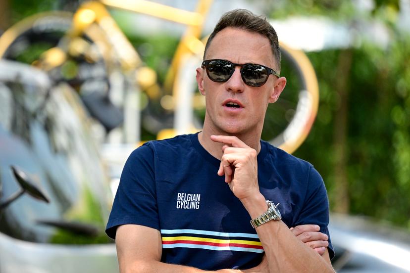 Coach of the Belgian national cycling team Serge Pauwels pictured during a training session ahead of the cycling road World Championship, in Kigali, Rwanda, Friday 19 September 2025. The road world championships are taking place from 21 to 28 September. BELGA PHOTO DIRK WAEM