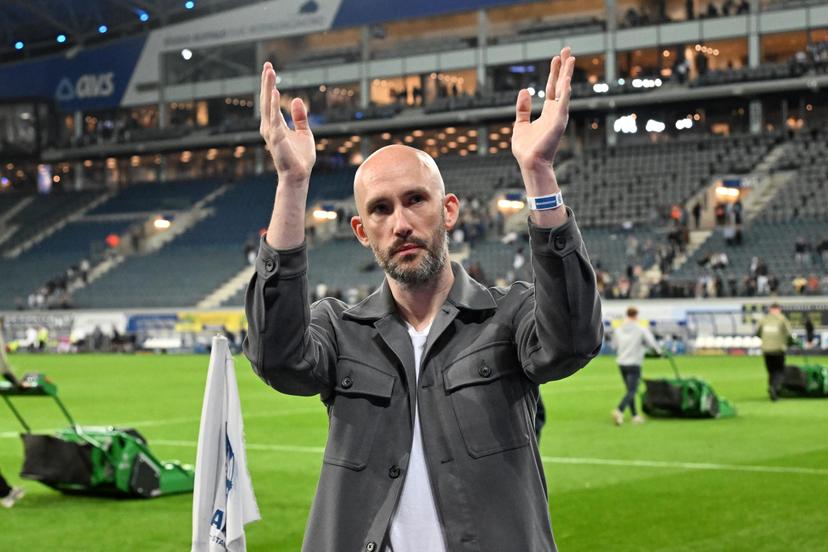Union's chairman of the board Alex Muzio is pictured after a soccer match between KAA Gent and Royale Union Saint-Gilloise, Thursday 21 May 2026 in Gent, on the ninth day of the Champion's Play-offs of the 2025-2026 'Jupiler Pro League' first division of the Belgian championship. BELGA PHOTO MAARTEN STRAETEMANS