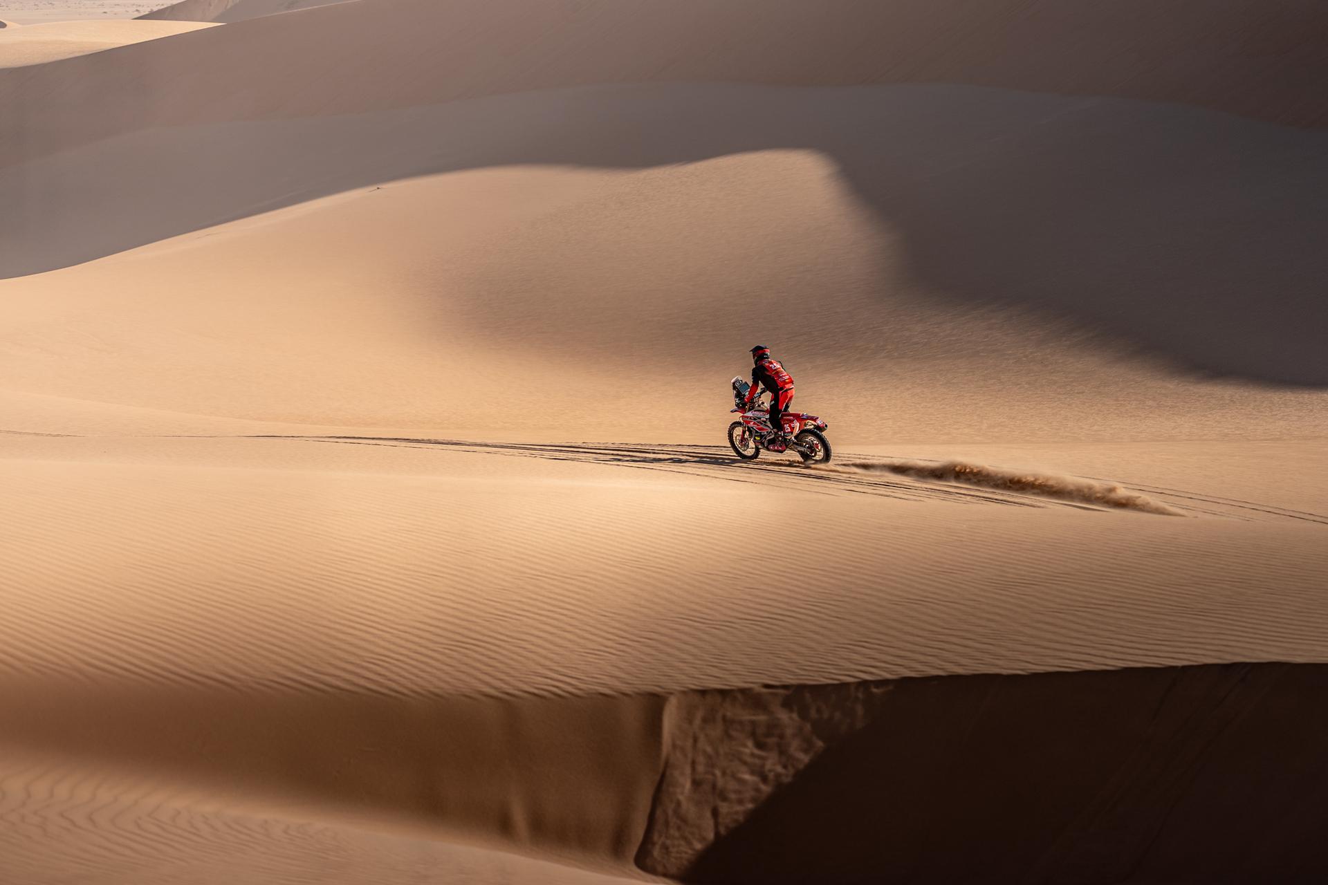 ATTENTION EDITORS - HAND OUT PICTURES - EDITORIAL USE ONLY - MANDATORY CREDIT: 'SIMON BAUCHAU'  Hand out picture released by Eric Dupain shows Jerome Martiny during stage 9 of the 2026 Dakar rally race in Wadi ad-Dawasir, Saudi Arabia on Tuesday 13 January 2026.  *** Belga and Belga Editorial Board decline all responsibility regarding the content of this picture. *** PHOTO HAND OUT - SIMON BAUCHAU