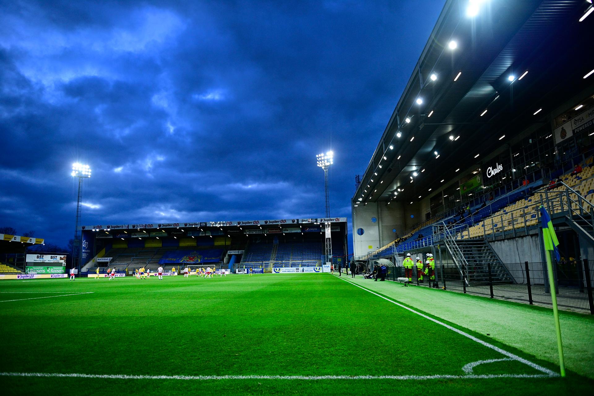 Illustration picture shows the Freethiel stadium during a soccer match between Waasland-Beveren and Royal Excel Mouscron, Saturday 05 December 2020 in Beveren-Waas, on the fifteenth day of the 'Jupiler Pro League' first division of the Belgian championship. BELGA PHOTO YORICK JANSENS