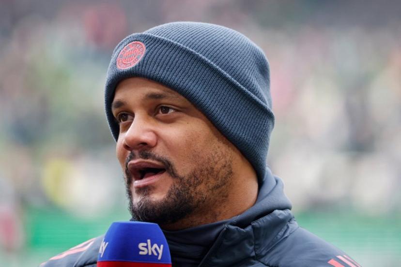 Bayern Munich's Belgian head coach Vincent Kompany is interviewed prior to the German first division Bundesliga football match between SV Werder Bremen and FC Bayern Munich in Bremen, northern Germany February 14, 2026   Focke Strangmann / AFP