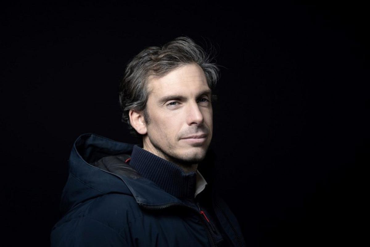 French skipper Charlie Dalin poses for a photograph a few days after winning the 10th edition of the Vendee Globe around the world monohull solo sailing race, in Paris, on January 18, 2025.  GEOFFROY VAN DER HASSELT / AFP