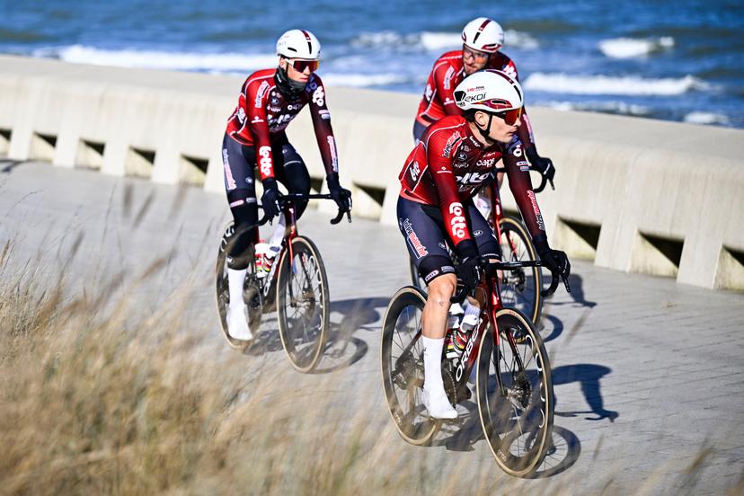 Belgian Sebastien Grignard of Lotto-Intermarche pictured at the start of the men elite 'Middelkerke-Wevelgem - In Flanders Fields' one day cycling race, 240.8 km from Middelkerke to Wevelgem, on Sunday 29 March 2026. BELGA PHOTO JASPER JACOBS