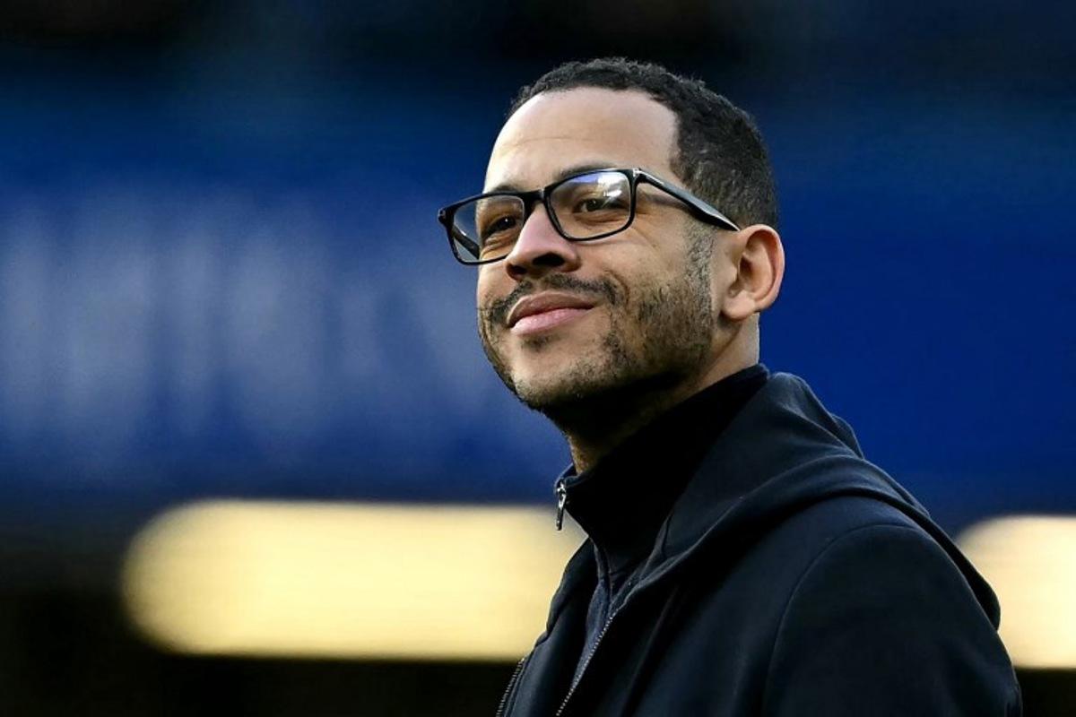 Chelsea's English head coach Liam Rosenior smiles after the English FA Cup quarter final football match between Chelsea and Port Vale at Stamford Bridge in London on April 4, 2026.  Ben STANSALL / AFP