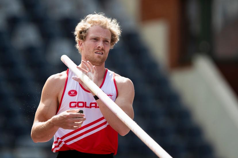 Belgian Ben Broeders pictured during the Belgian athletics championships, Saturday 02 August 2025 in Brussels. The Belgian championships take place from 2-3 August, 2025. BELGA PHOTO KRISTOF VAN ACCOM