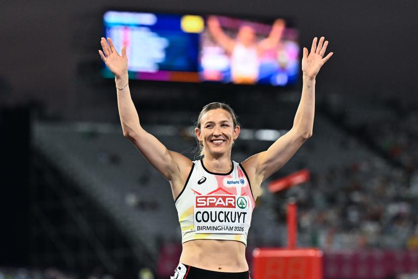 Belgian Paulien Couckuyt pictured at the start of the women's 400m  on the third day of the European Athletics Championships (August 10-18) in Birmingham, United Kingdom, on Wednesday 12 August 2026. BELGA PHOTO ERIC LALMAND