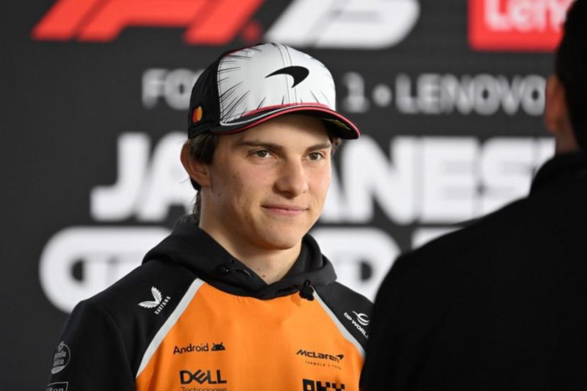 McLaren's Australian driver Oscar Piastri speaks during an interview ahead of the Formula One Japanese Grand Prix at the Suzuka circuit in Suzuka, Mie prefecture on April 3, 2025.  Toshifumi KITAMURA / AFP